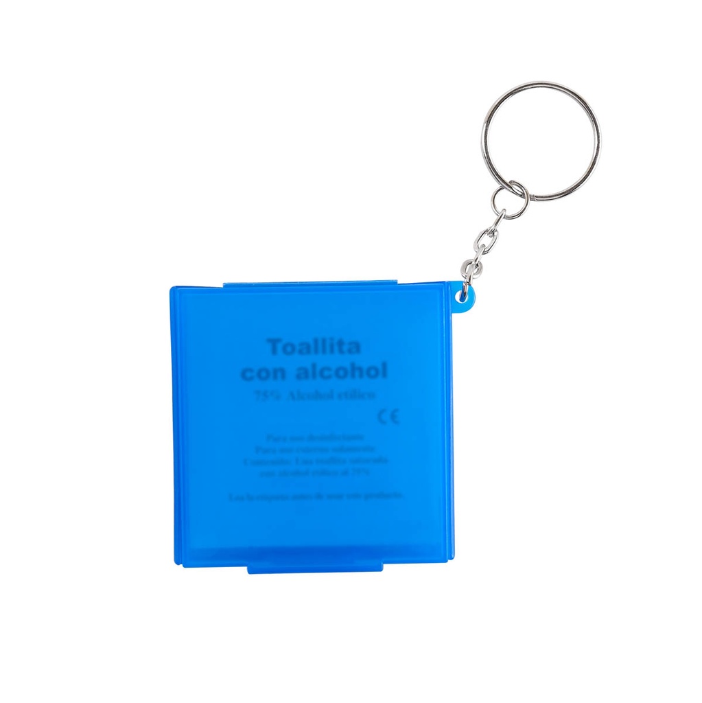 LLAVERO CON PADS DE ALCOHOL